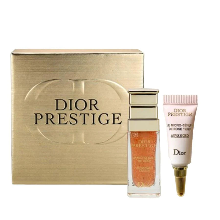 Dior Prestige Le Micro-Huile De Rose Serum 5ml & LA Cr me Texture Essentielle 5ml 