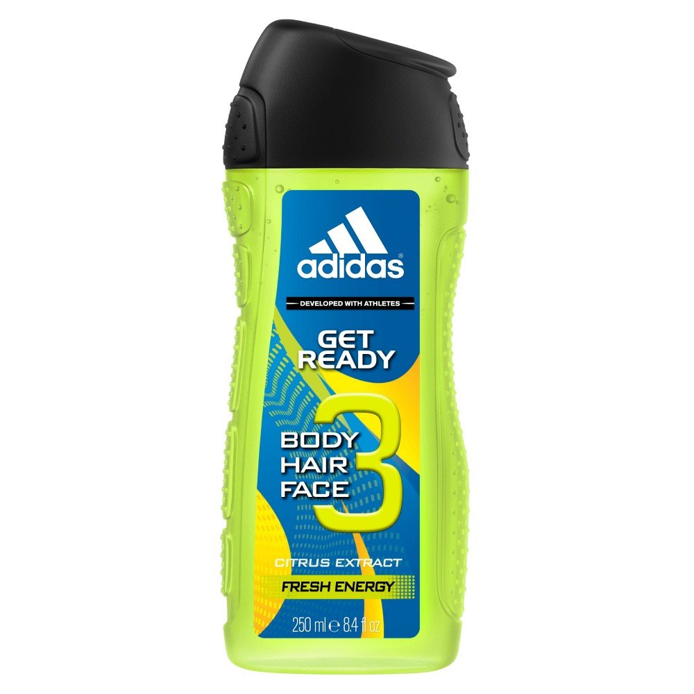 Adidas- Shower Gel Get Ready 2in1 Men, 250ML 