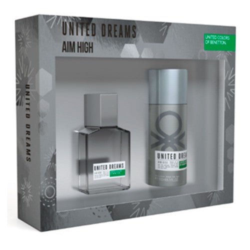 Benetton United Dreams High Men Edt (100ML Deodorant /SPRAY 150ML) 