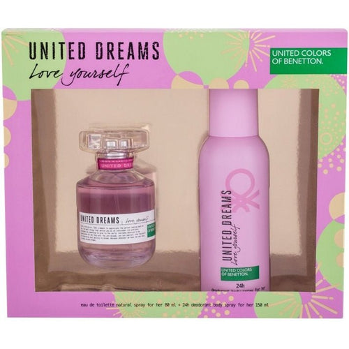 Benetton United Dreams Love Yourself EDT 80ml Gift set 