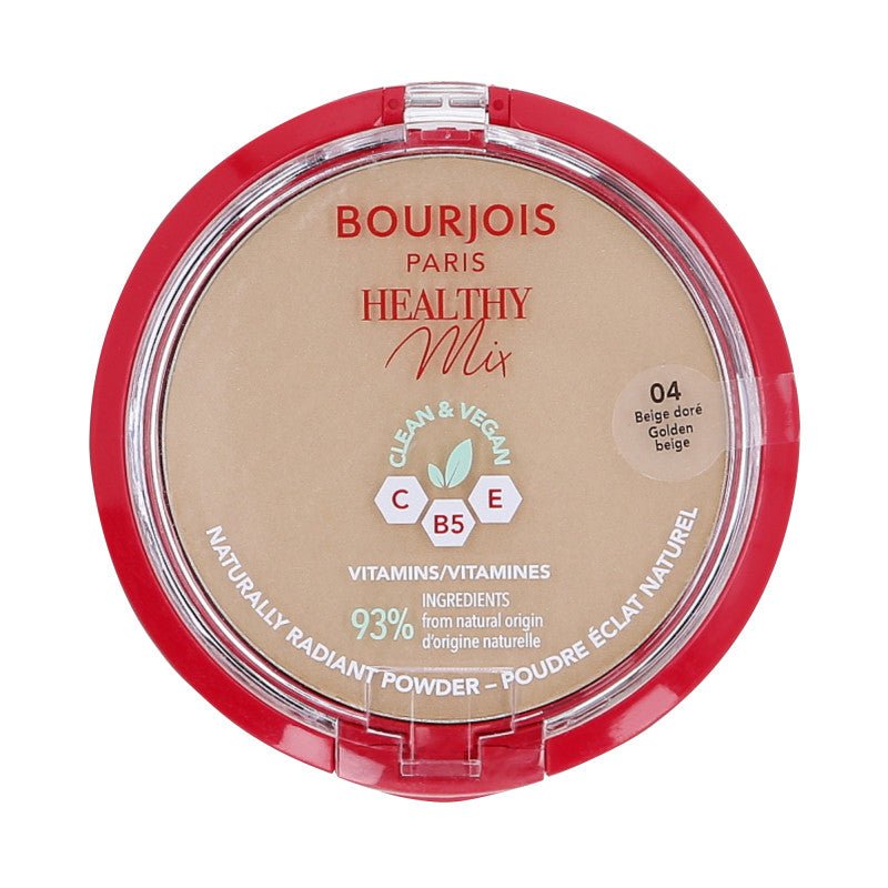 Bourjois Healthy Mix Clean & Vegan Compact Poeder - 04 Golden Beige 