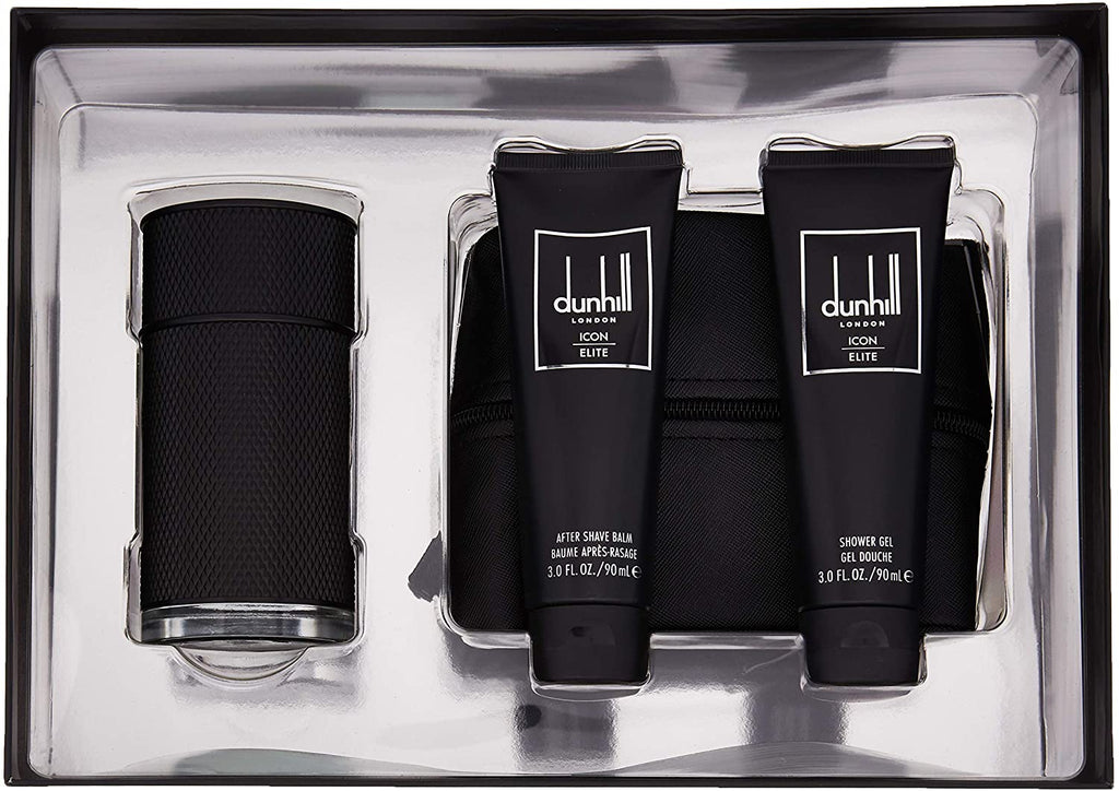 Dunhill Icon Elite EDP 100Ml+ASB 90Ml+Shower Gel 90Ml+Bag 