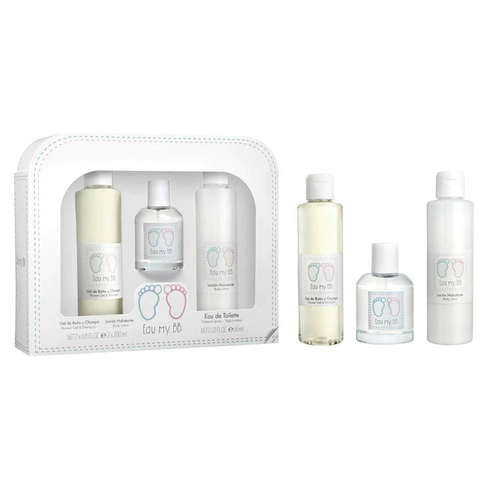 Eau My BB Set Edt60+Gel & Shampo 200Ml+Body Lotion 200Ml 