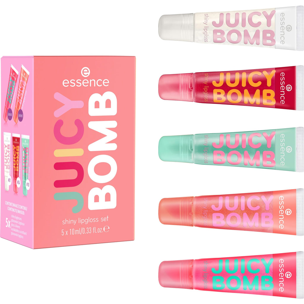 Essence Juicy Bomb Shiny Lipgloss Set 5x10 