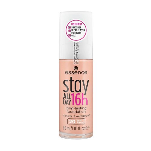 Essence Stay All Day 16H Long Lasting Foundation 20 Soft Nude 30Ml 