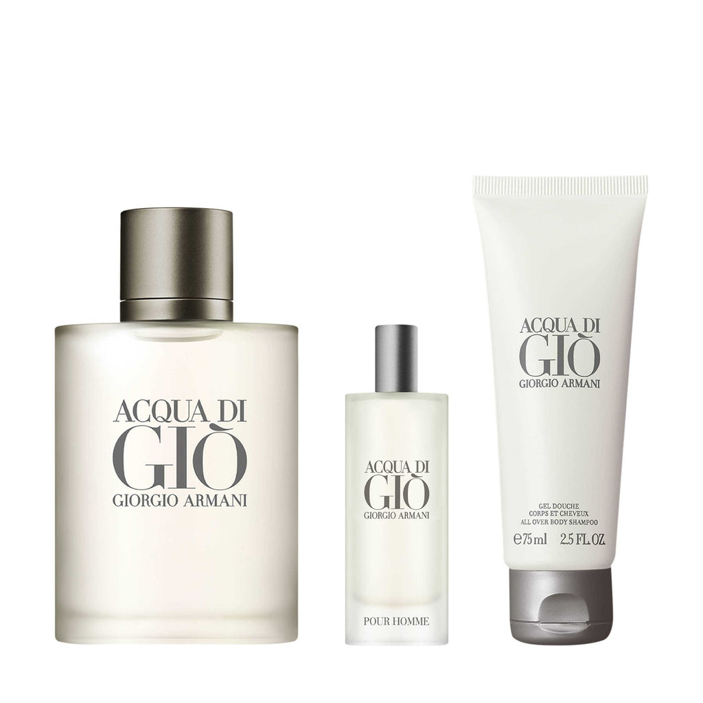 Giogrio Armani EDT 100Ml+ EDT 15ML+Shower Gel 75Ml 