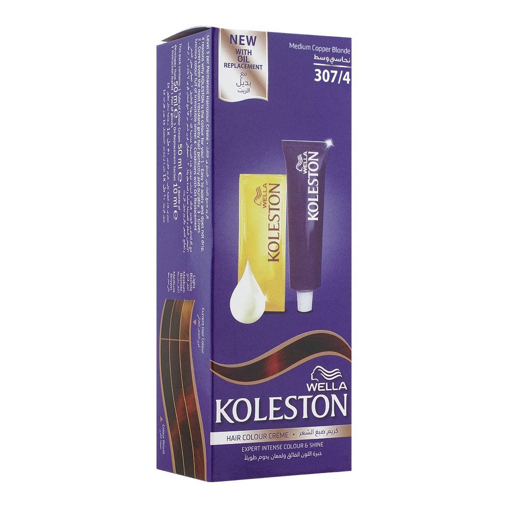 Koleston Semi Kits 307/4 Medium Copper Blonde 