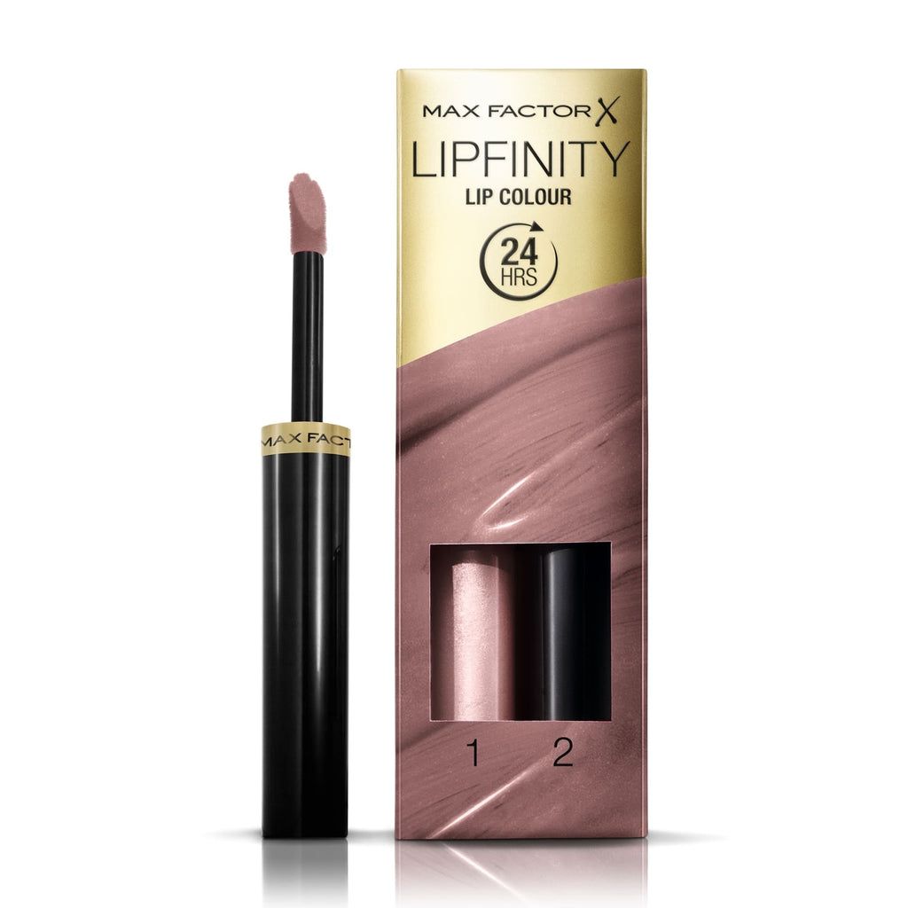 Max Factor Lipfinity Lip Colour Lipstick 2Step Long Lasting 015 Ethereal 2.3 Ml + 1.9 G 