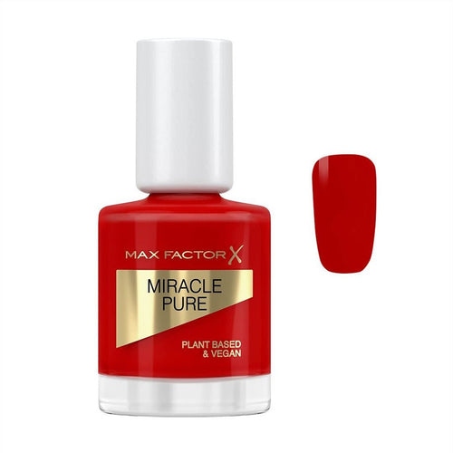 Max Factor Miracle Pure Plant Based & Vegan Nail Polish - 305 Scarlet Poppy 