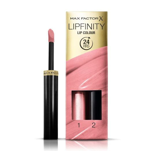 Maxfactor Lipfinity Lip Colour Lipstick 2Step Long Lasting - 010 Whisper 2.3 Ml + 1.9 G 