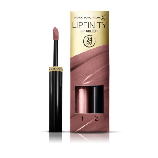 Maxfactor Lipfinity Lip Colour Lipstick 2Step Long Lasting - 024 Stay Cheerful 2.3 Ml + 1.9 G 