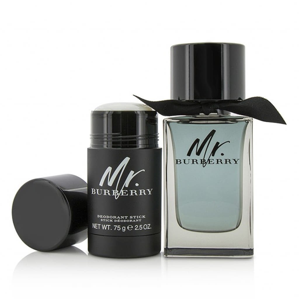 Mr Burberry Gift Set EDT 100Ml+Deo Stick 75G 