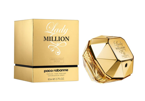 Paco Rabanne Lady Million Absolutely Gold Parfum for Women 80ml 