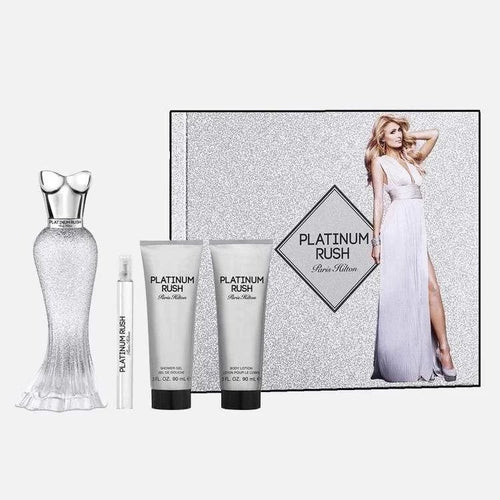 Paris Hilton Platinum Rush Women 4 Pc Gift Set 100ML 