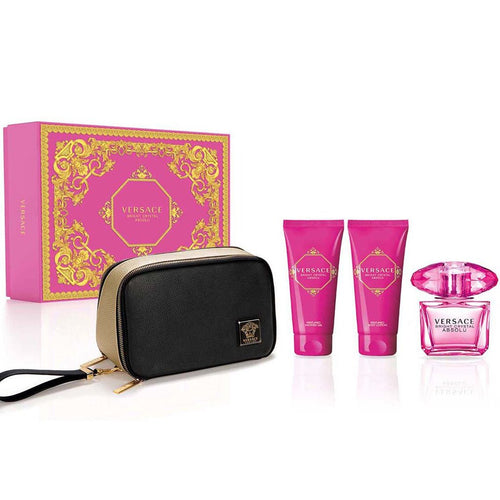 Versace Bright Crystal Absolu EDP 90Ml+BL 100Ml+BSG+Pouch 