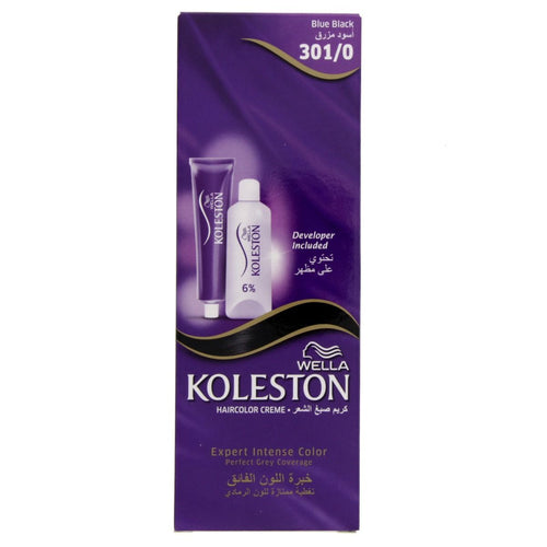 Wella Koleston Hair Color Cream 301/0 Blue Black 