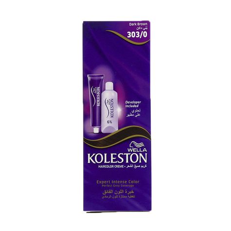 Wella Koleston Hair Color Cream 303/0 Dark Brown 