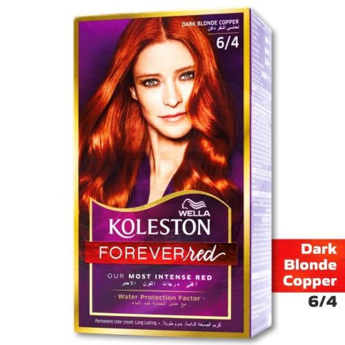 Wella Koleston Hair Color Cream 6/4 Dark Blonde Copper 