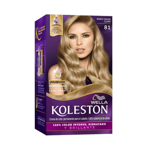 Wella Koleston Hair Color Cream 8/1 Light Ash Blonde 