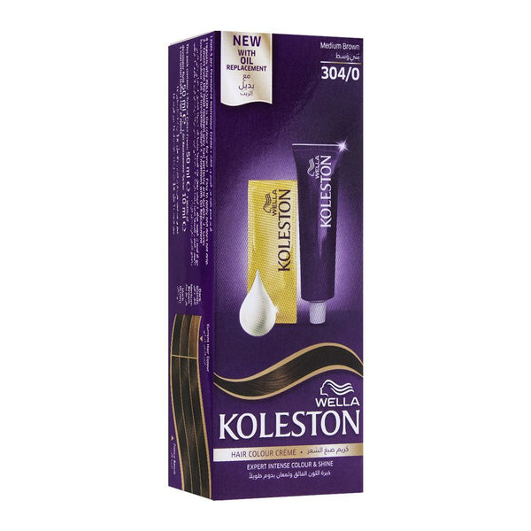 Wella Koleston Intense Hair Color Cream 304/0- Medium Brown 