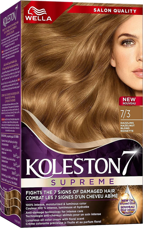 Wella Koleston Supreme Hair Color 7/3 Hazelnut Menap 