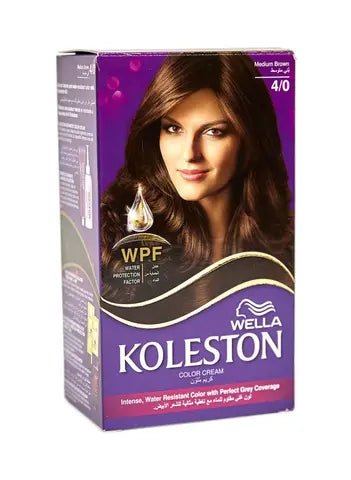 Wella Koleston Supreme Hair Color Kit 4/0 Medium Brown 