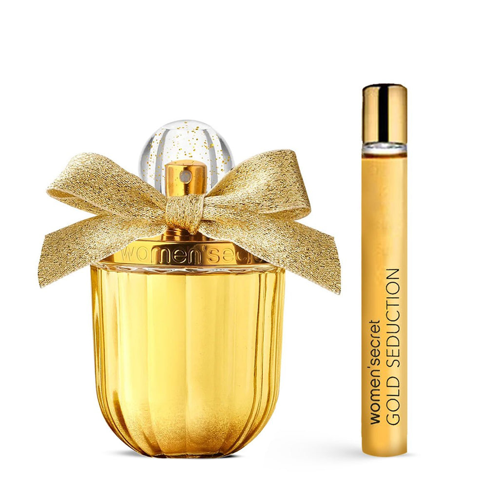 Women Secret Gold Seduction Edp 100Ml + Roll On 10Ml 